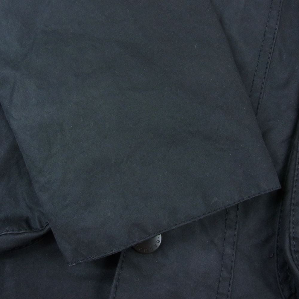 Barbour バブアー 1502366 英国製 BEDALE SL ビデイル スリムフィット ブラック系【中古】