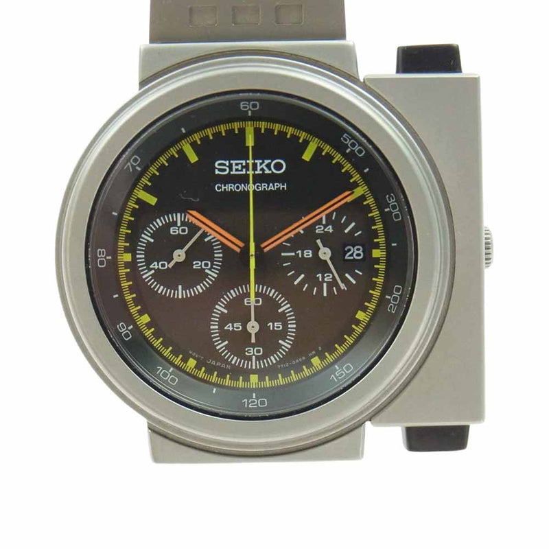 SEIKO セイコー SCED035 Giugiaro Design Alien Ripley ジウジアーロ エイリアンモデル クオーツ 腕時計  シルバー系 グレー系【中古】