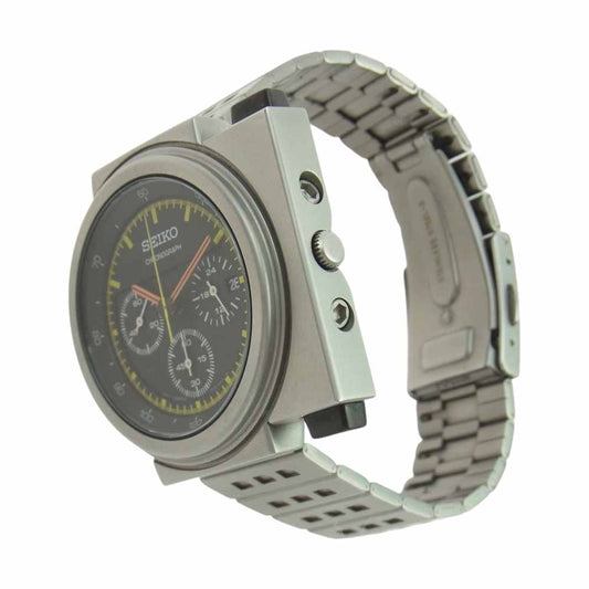 SEIKO セイコー SCED035 Giugiaro Design Alien Ripley ジウジアーロ エイリアンモデル クオーツ 腕時計 シルバー系 グレー系【中古】