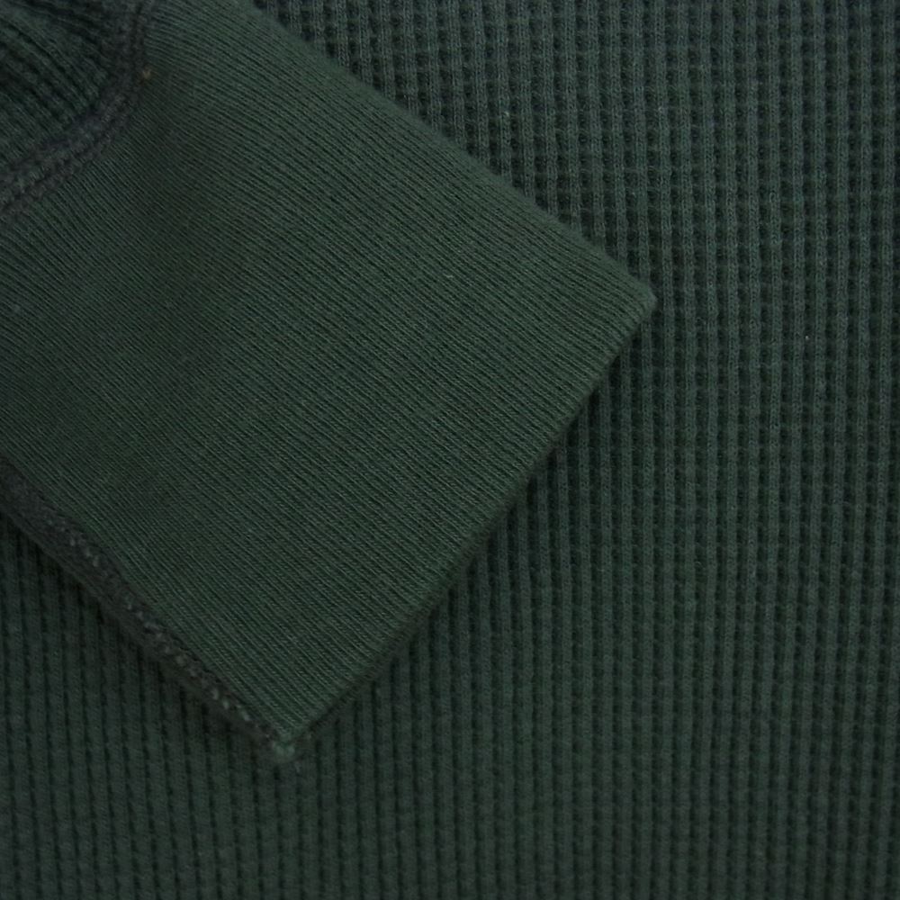 TOY'S McCOY トイズマッコイ WAFFLE CREW NECK SHIRT ワッフル クルーネック サーマル カットソー Tシャツ グリーン グリーン系【中古】