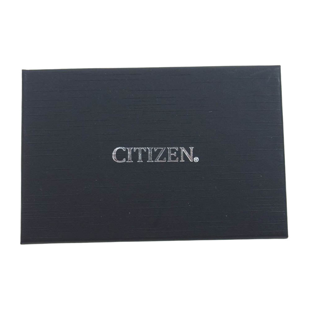 CITIZEN シチズン AW7047-54H 海外限定 PRT ECO DRIVE Stainless Steel Band エコドライブ パワーリザーブ ステンレススチール ウォッチ 腕時計 メタルブラック系【中古】
