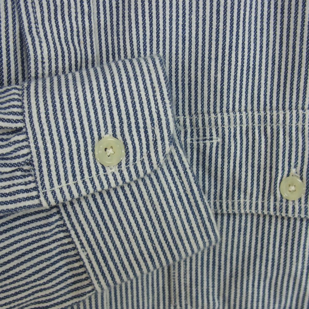 CAMCO カムコ ヒッコリー ストライプ ワーク シャツ 長袖 L【中古】