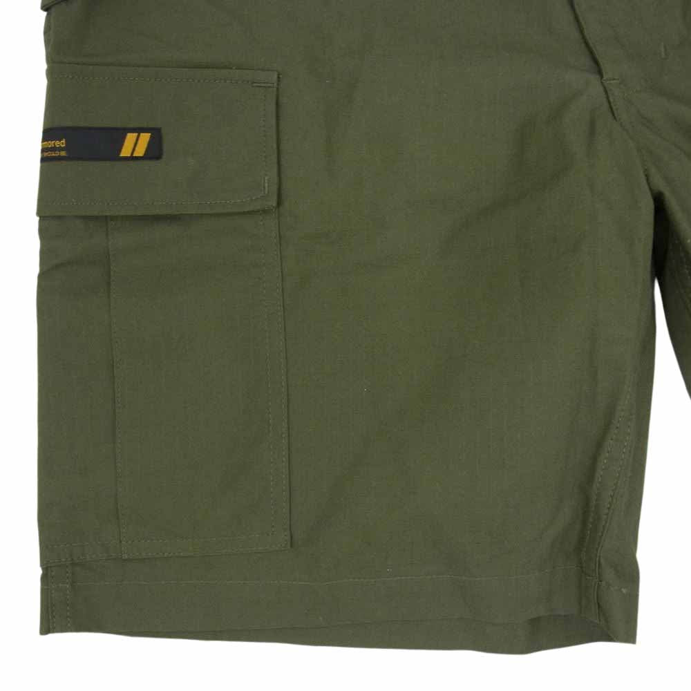 WTAPS ダブルタップス 21SS 211BRDT-PTM05 CARGO SHORTS COTTON RIPSTOP リップストップ カーゴ ショーツ ハーフ パンツ カーキ系 X02【中古】