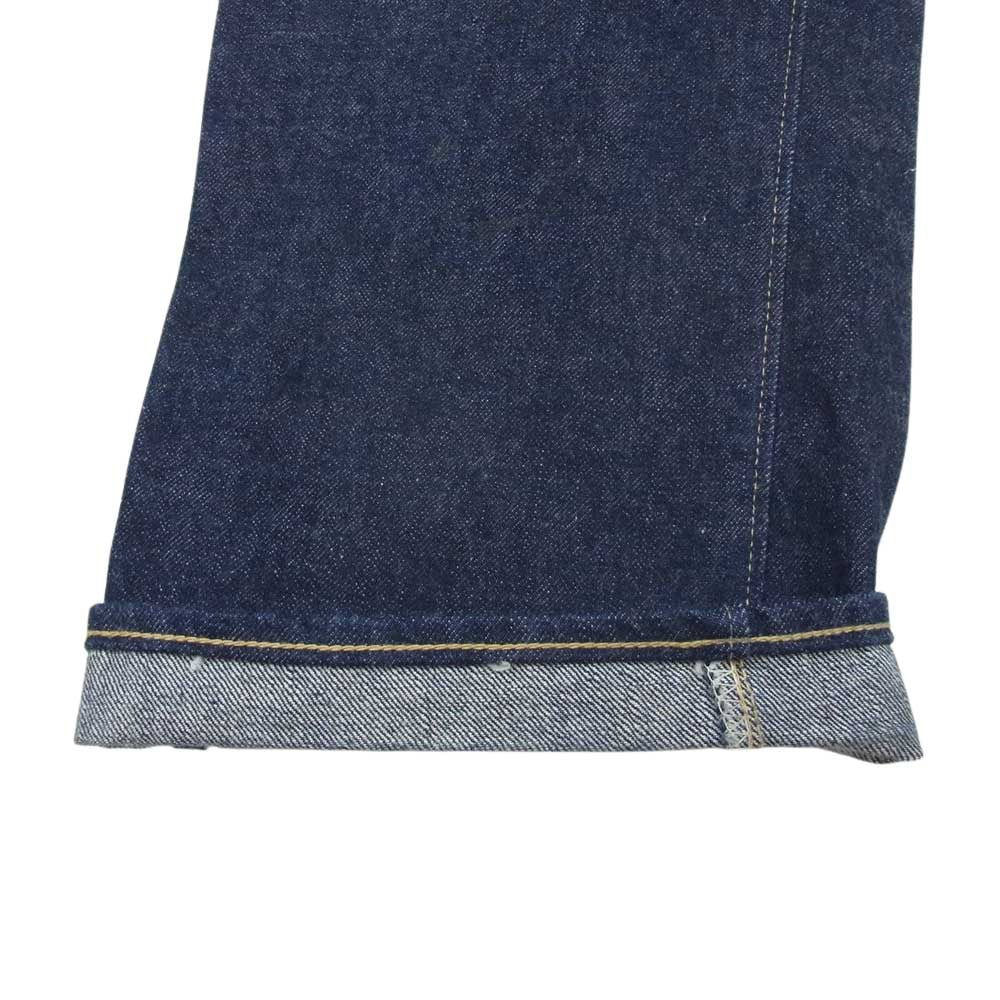 WAREHOUSE ウエアハウス Lot S1003XX 1942 MODEL WW II 大戦モデル DEADSTOCK BLUE デニムスレキ 股リベット 赤ペンキ デニム パンツ インディゴブルー系 32【中古】