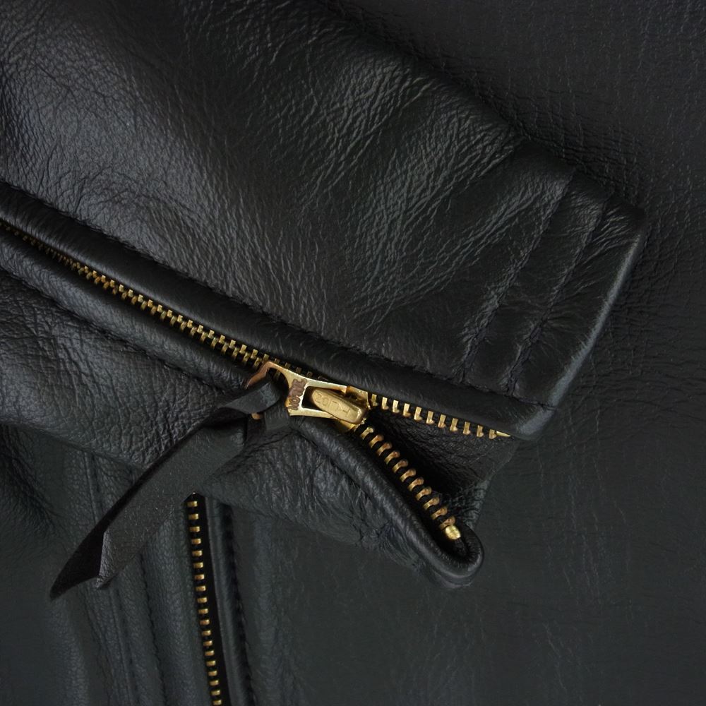 LANGLITZ LEATHERS ラングリッツレザーズ Cascade キャスケード レザー ライダース ジャケット ブラック系 サイズ表記無し【中古】