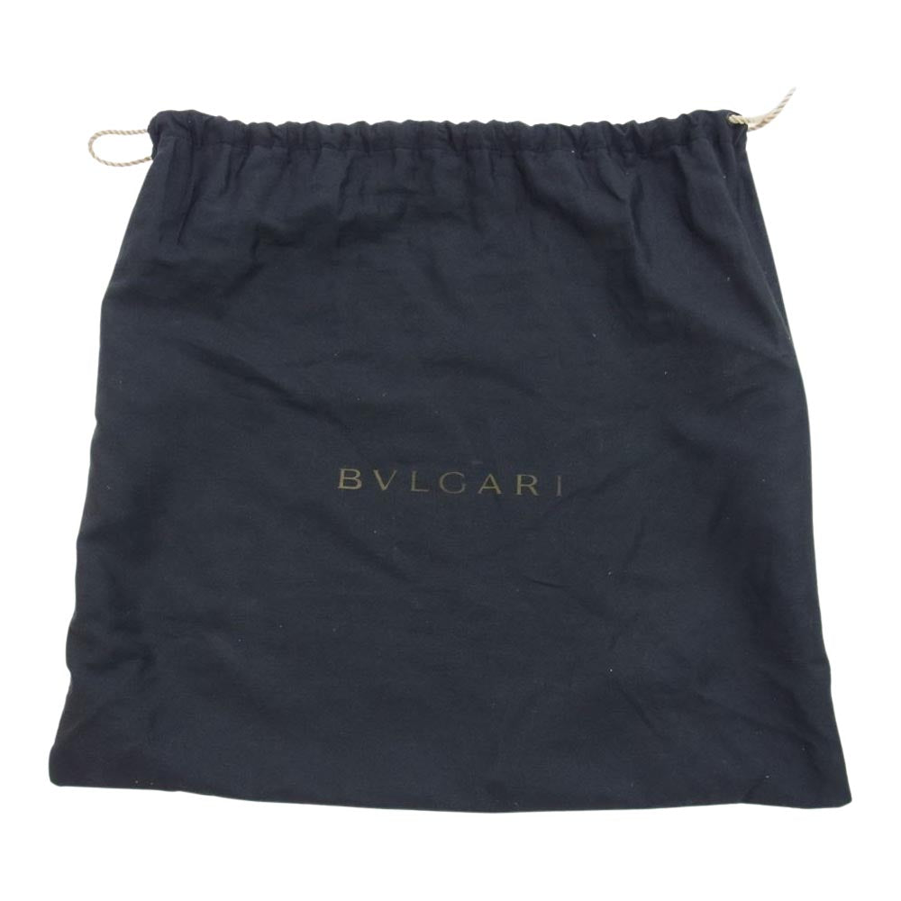 BVLGARI ブルガリ 24463 ロゴマニア SAP CODE 24463 ハンドバッグ トートバッグ イエロー系【中古】