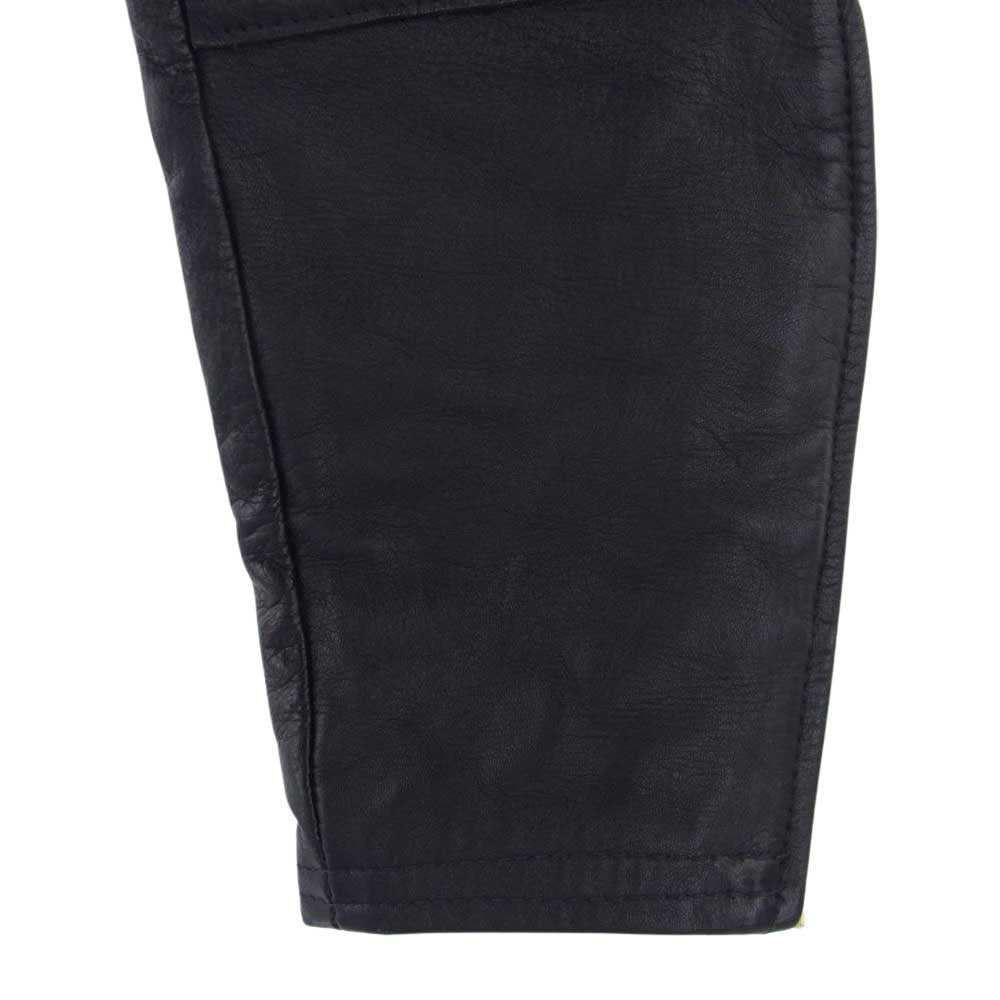 LANGLITZ LEATHERS ラングリッツレザーズ カスタムオーダー Horse Hide Padded Competition Breeches ホースハイド パッデッド コンペティション ブリーチーズ レザー パンツ ブラック系 W30inch程度【中古】