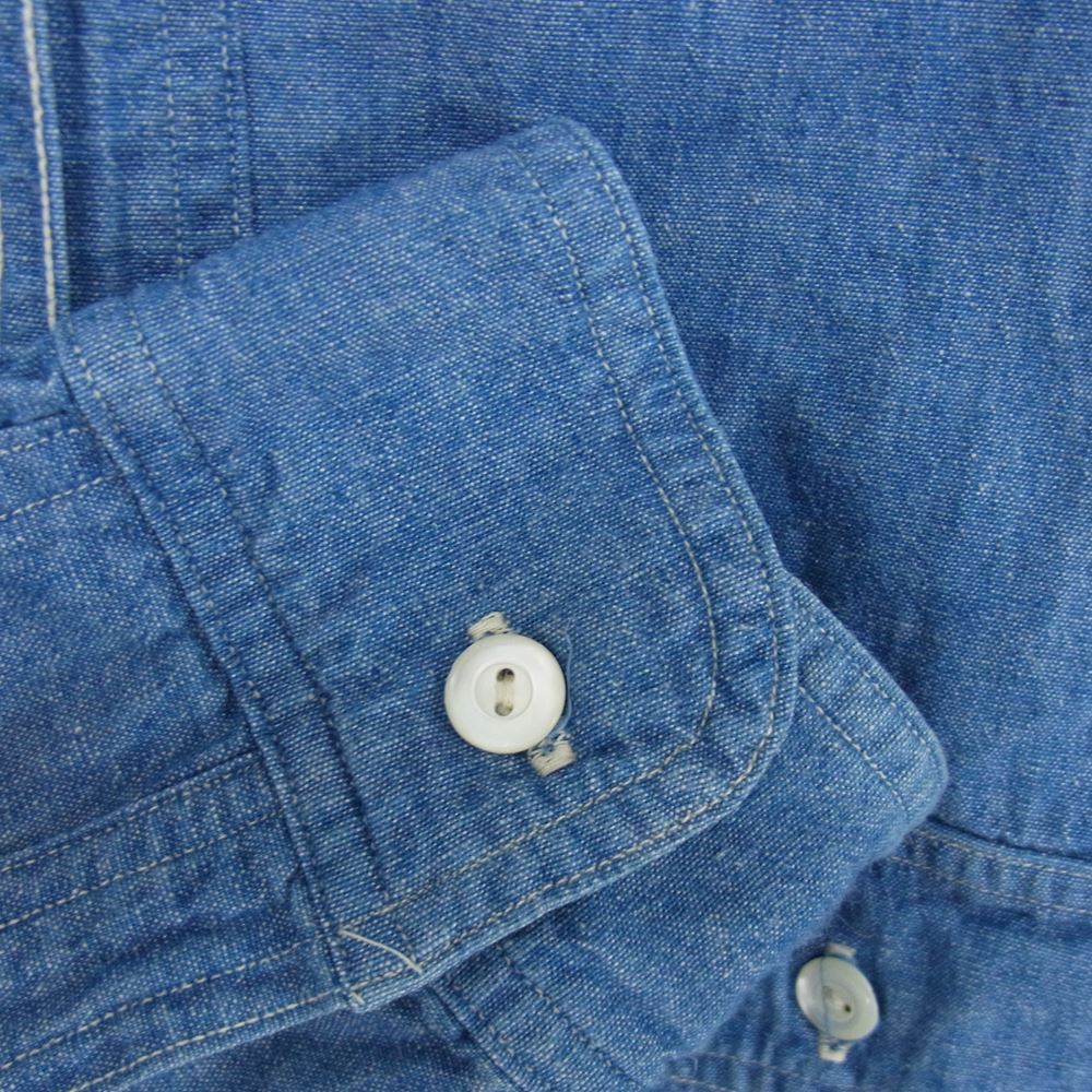 WAREHOUSE ウエアハウス シャンブレー 長袖 シャツ 38【中古】