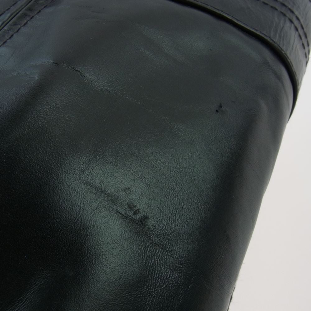 LANGLITZ LEATHERS ラングリッツレザーズ 2way レザー ボストン バッグ ブラック系【中古】