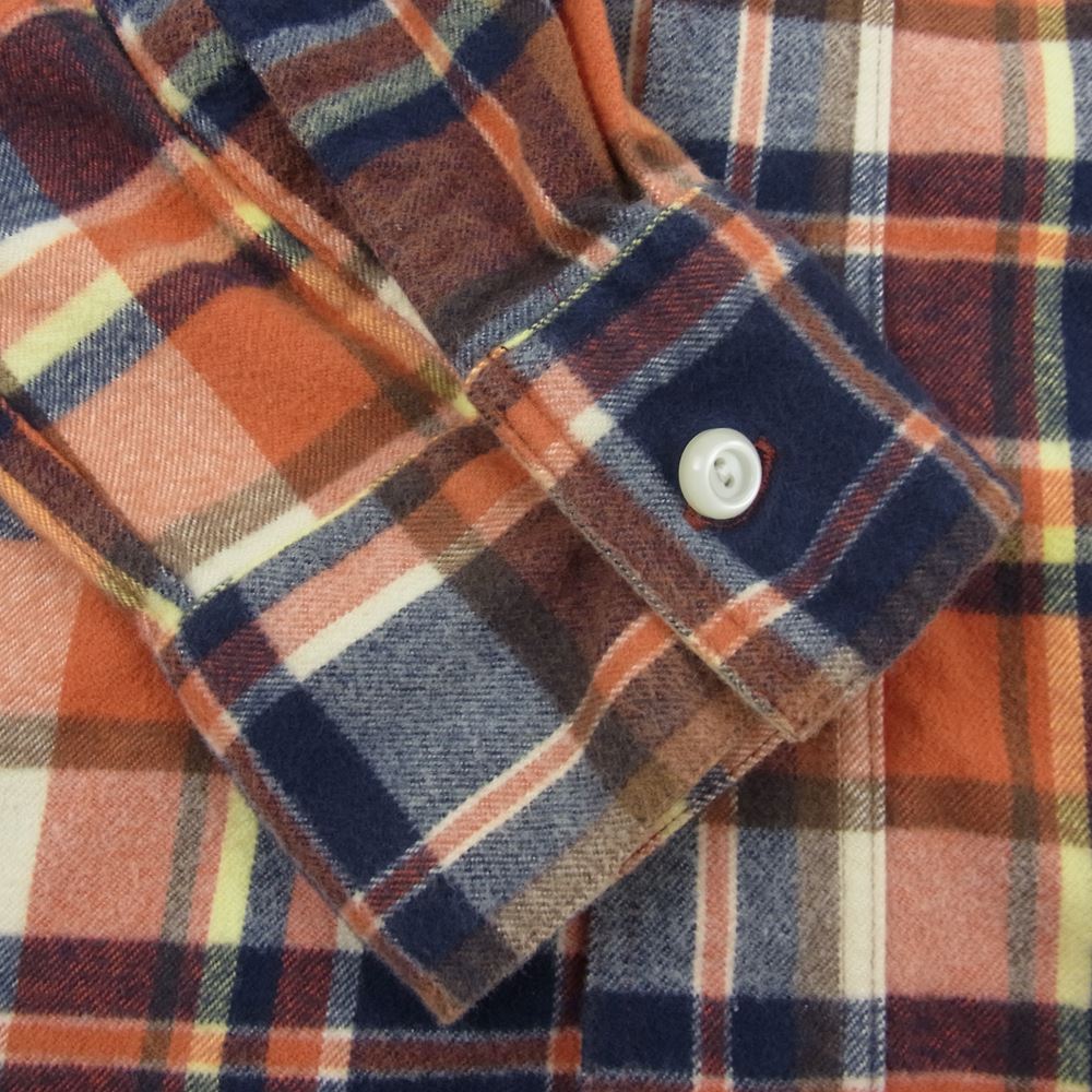 SUGAR CANE シュガーケーン SC26461 FLANNEL CHECK WORK SHIRTS フランネル チェック 長袖 ワークシャツ M【中古】