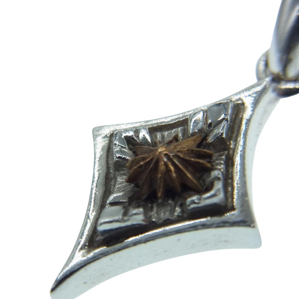 SAAD サード 925 SILVER サンシンボル ダイヤ型 ペンダントトップ シルバー系【中古】