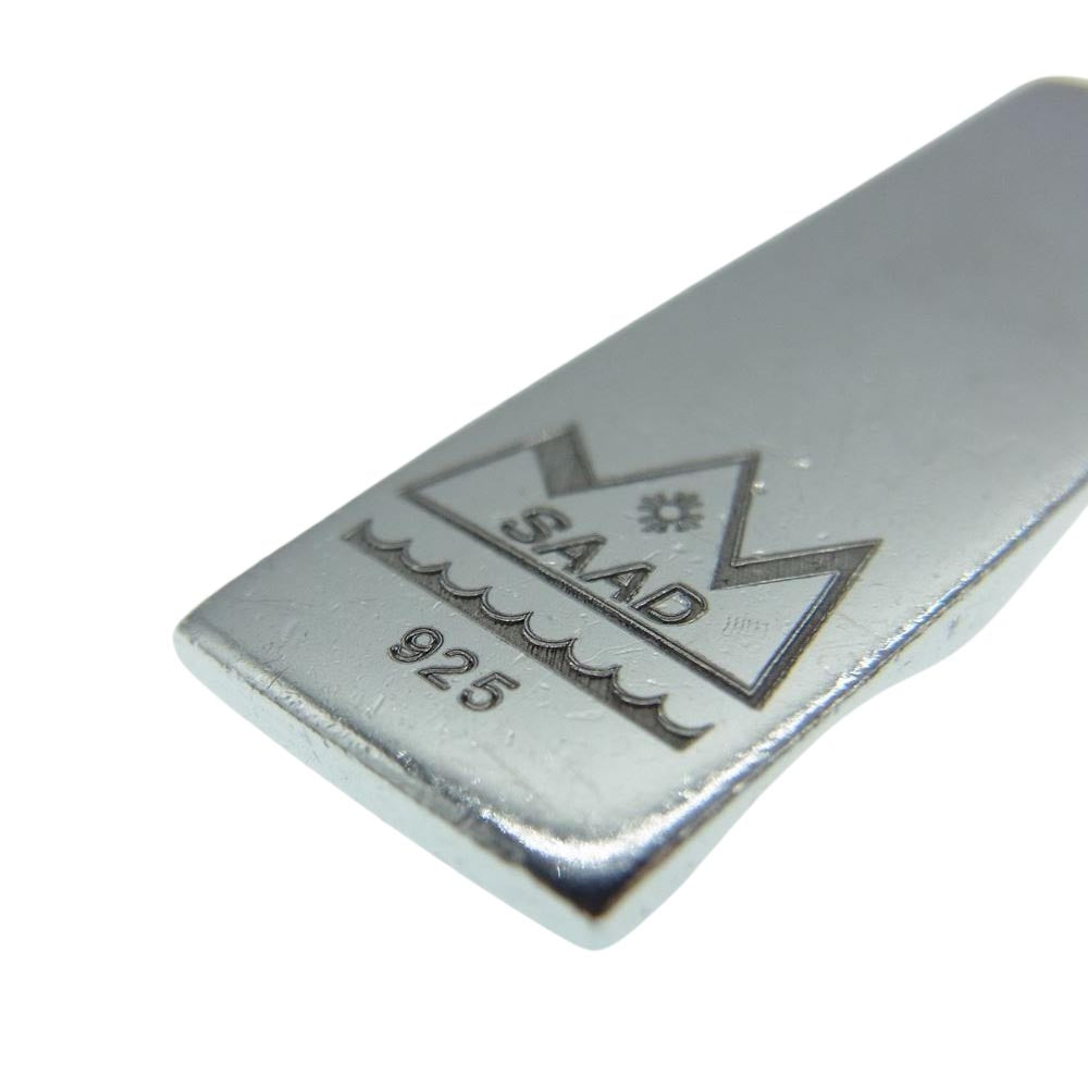 SAAD サード 925 SILVER サンシンボル プレート型 ペンダントトップ シルバー系【中古】