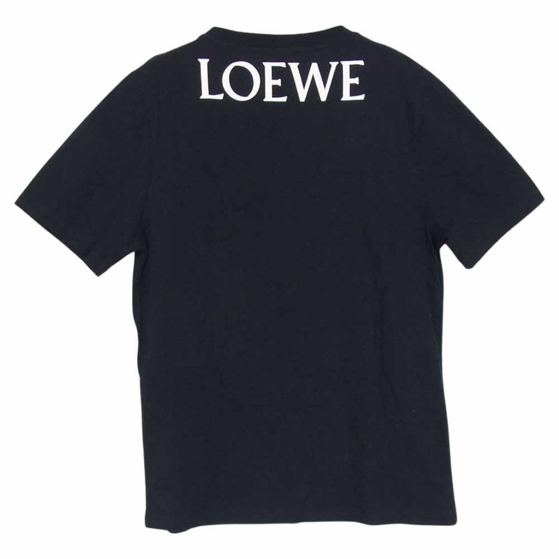 LOEWE ロエベ Ｔシャツ  21SS  S359333XCB × Joe brainard ジョー・ブレイナード ジュエルプリント バックロゴ 半袖 Tシャツ ブラック系 S