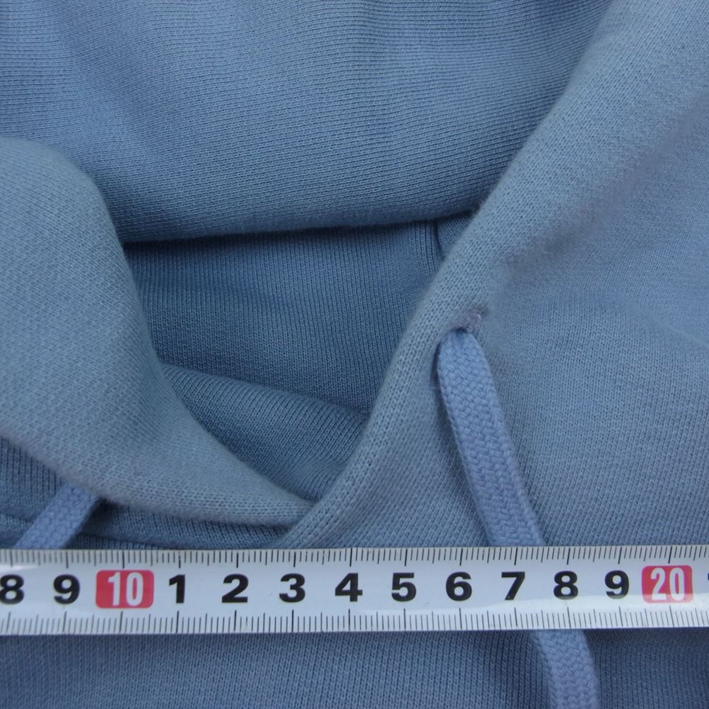 VETEMENTS ヴェトモン 18SS WSS18TR28 Rainbows Unicorn Hooded バック プリント ユニコーン パーカー ブルー系 XS【中古】