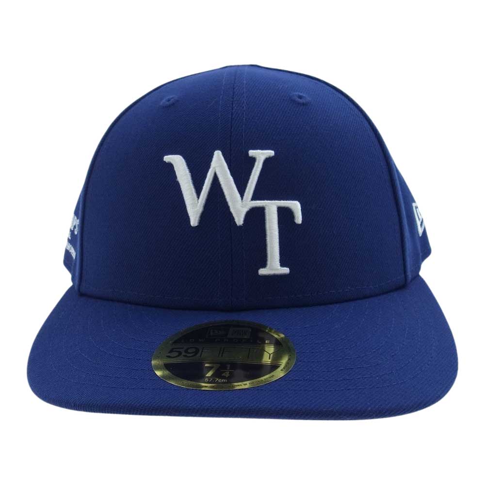 WTAPS ダブルタップス × NEWERA ニューエラ 59FIFTY LOW PROFILE CAP  キャップ 帽子 ブルー系 57.7cm【新古品】【未使用】【中古】