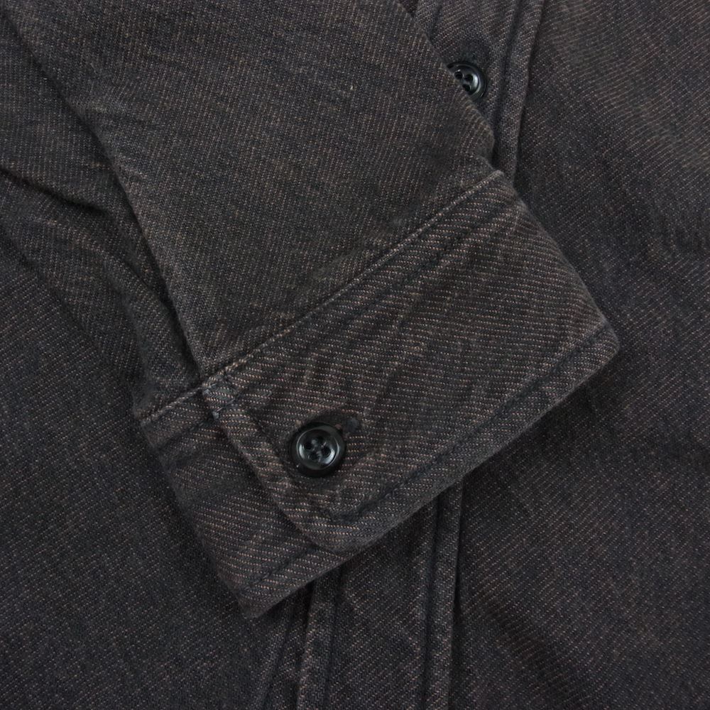 JELADO ジェラード ネルシャツ ミックスブラック ブラウン系 18【中古】