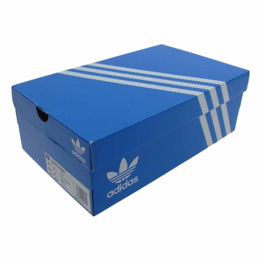 adidas アディダス H01878 SAMBA vegan サンバ ヴィーガン ローカット スニーカー ブラック系 ホワイト系 グレー系 27.5cm【中古】