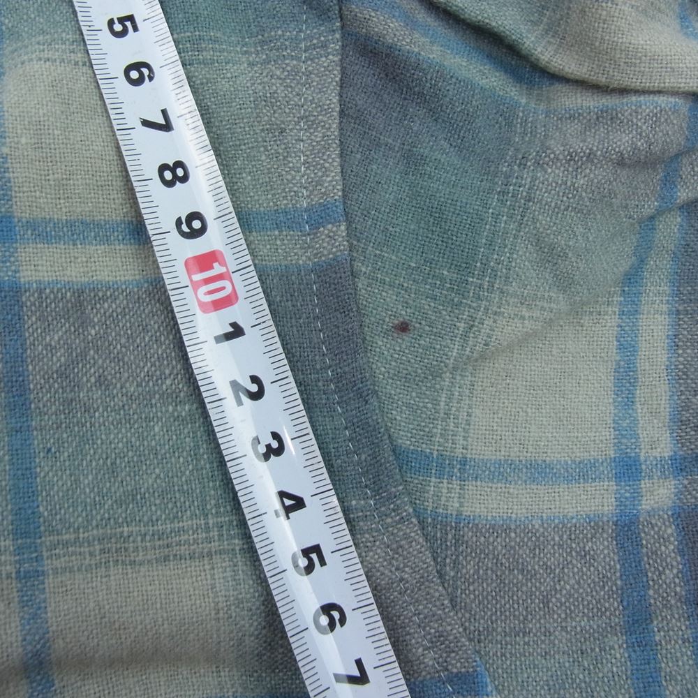 PENDLETON ペンドルトン ヴィンテージ 70s 80s USA製 WOOLEN MILLS PWMタグ ウール チェック 長袖 シャツ L【中古】