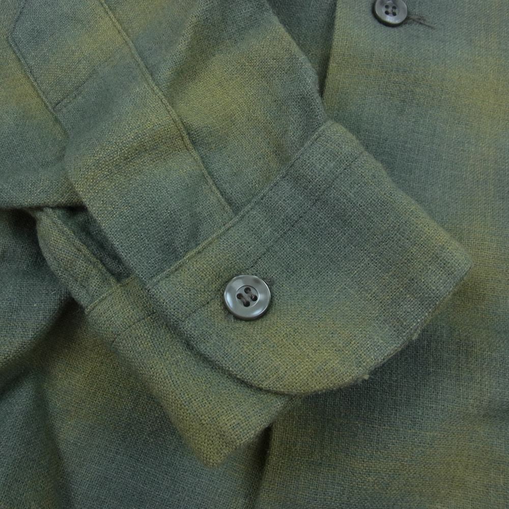 PENDLETON ペンドルトン ヴィンテージ 60s 70s PURE VIRGIN WOOL ウール オンブレチェック 長袖 ネルシャツ L【中古】