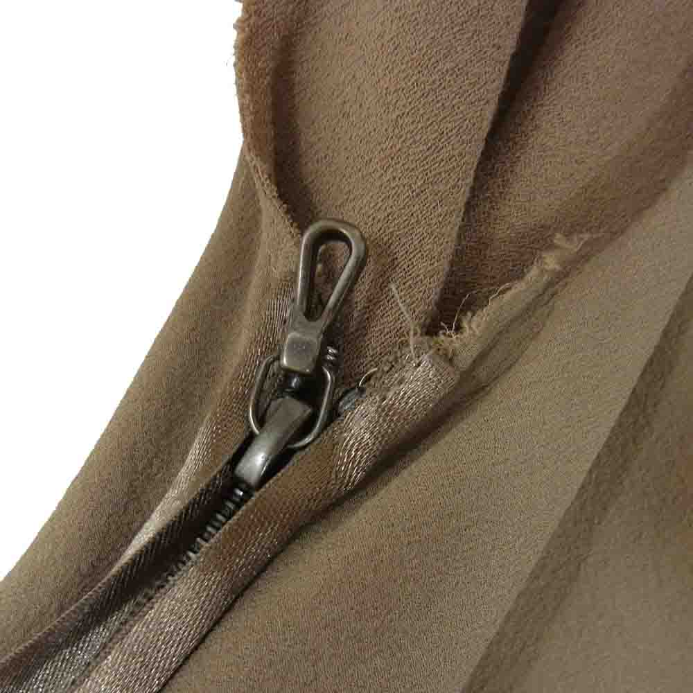 LANVIN ランバン W0-2064-1008-P4B ノースリーブ ワンピース ブラウン系 34【中古】
