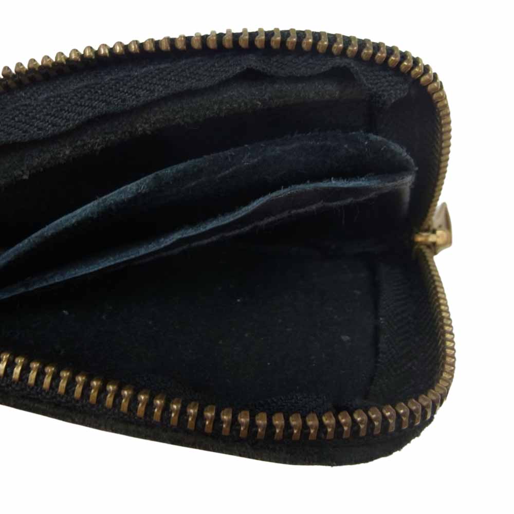 LANGLITZ LEATHERS ラングリッツレザーズ レザー コイン ウォレット コインケース 小銭入れ ブラック系【中古】