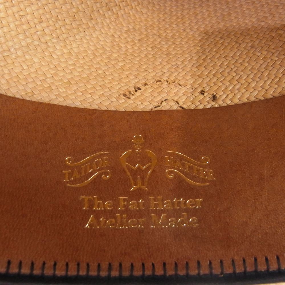 ザ ファット ハッター Grade20 Panama Quality パナマ ハット 帽子 ベージュ系 7 3/8【中古】