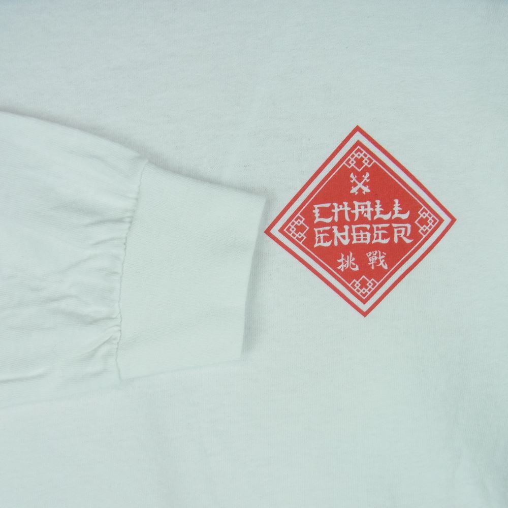 CHALLENGER チャレンジャー BD 2023 TOUR BANDANALYZE L/S TEE バンダナ クルーネック 長袖 Tシャツ ホワイト系 M【中古】