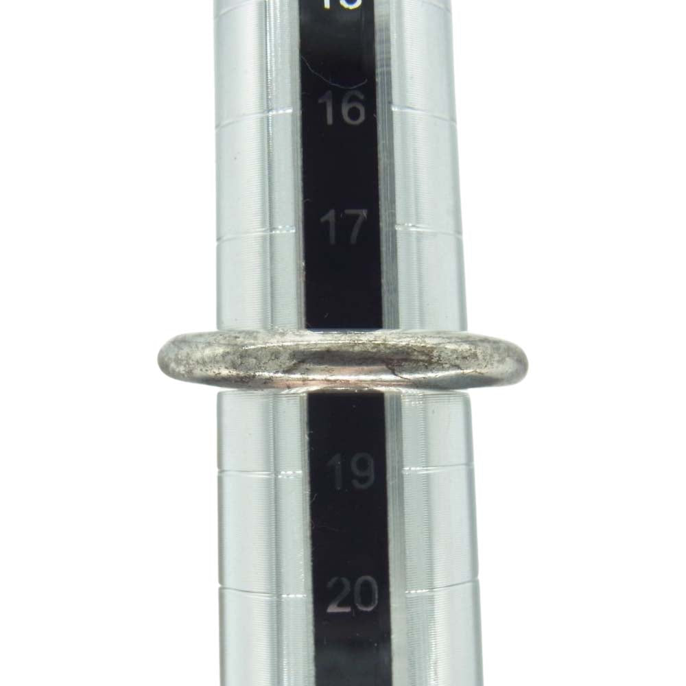 GABOR ガボール Trident & G Stamp On O-Ring トライデント Gスタンプ オン Oリング シルバー系 18号【中古】