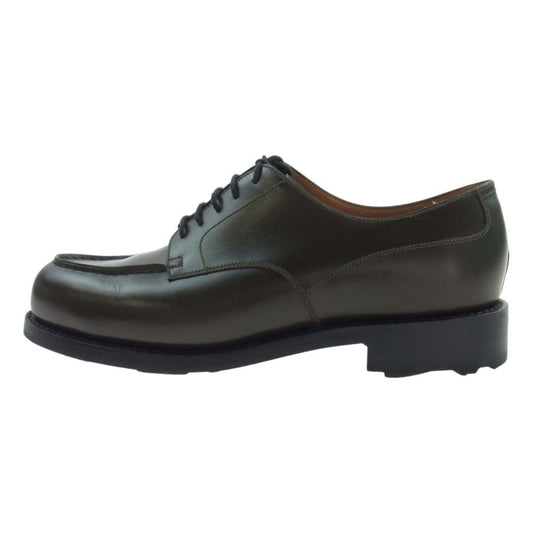 J.M WESTON ジェイエムウエストン GOLF ゴルフ Uチップ レザー ドレスシューズ モスグリーン系 7E【中古】