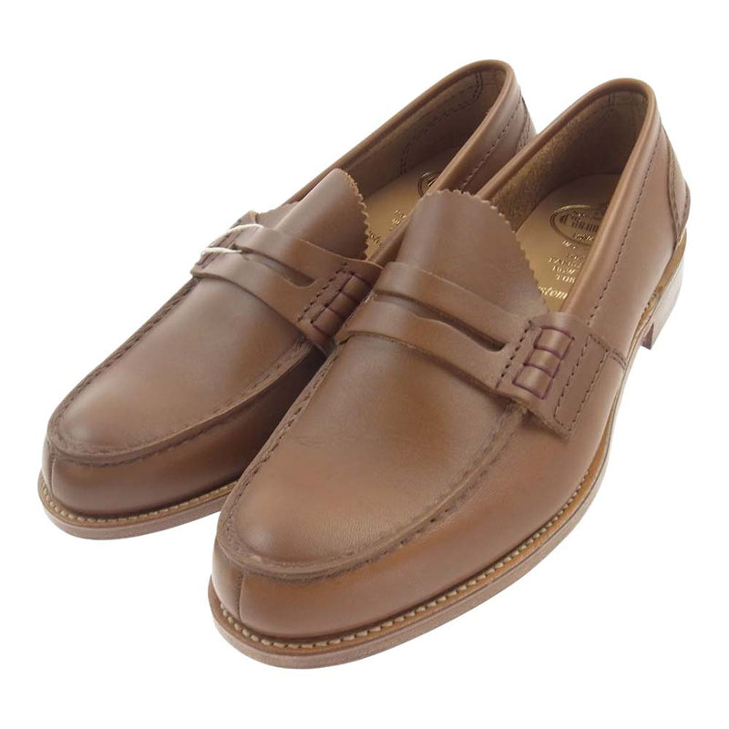 CHURCH'S チャーチ EDB003 PEMBREY TAN コイン ローファー ブラウン系 UK 7.5【極上美品】【中古】