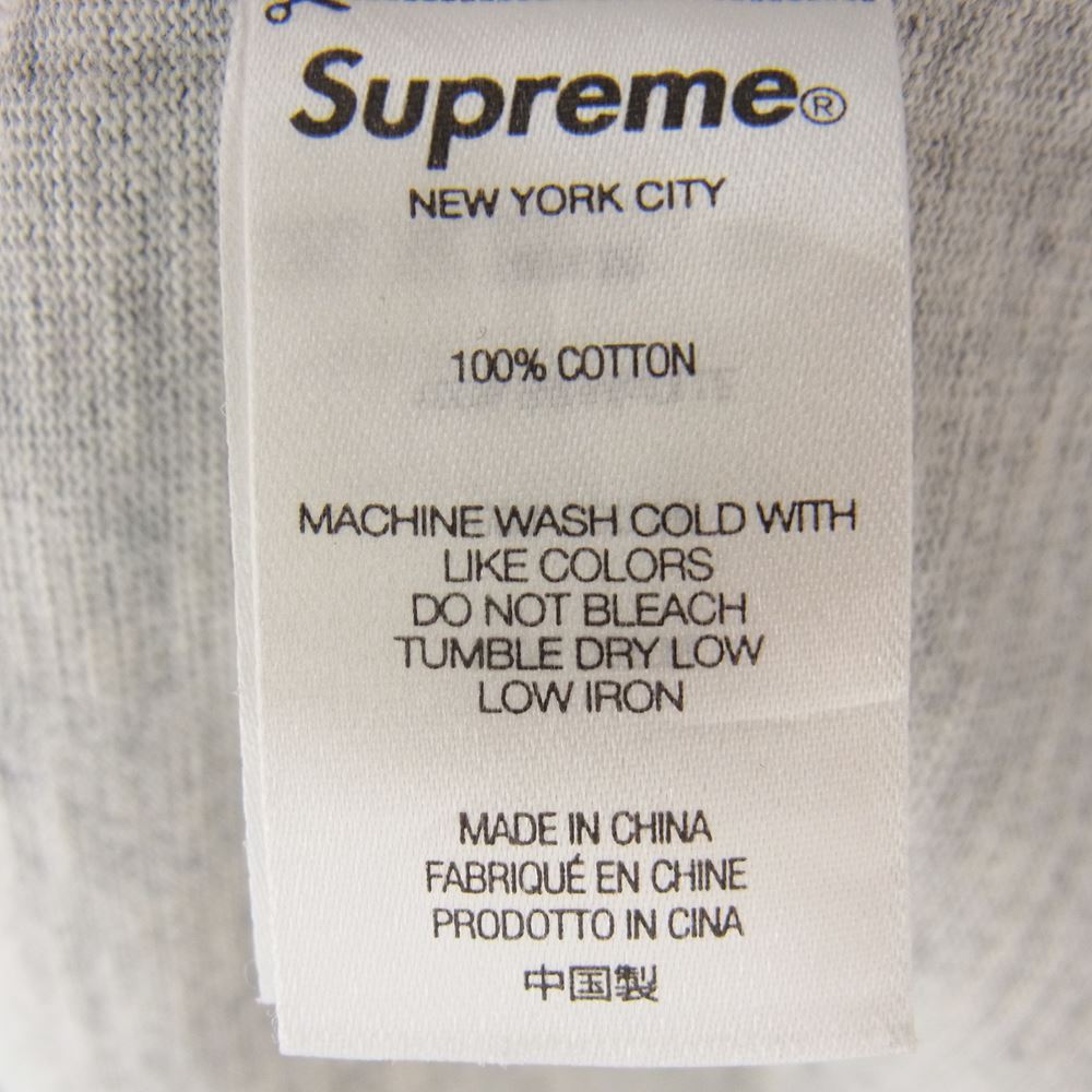 Supreme シュプリーム 21SS No Thanks S/S Top 半袖 トップス Tシャツ グレー系 S【中古】