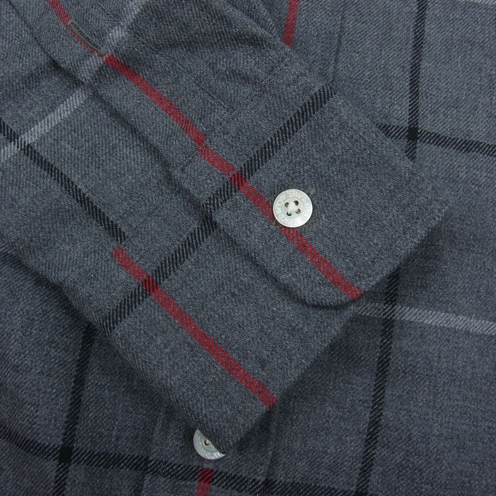 バーバリーズ 長袖 チェック シャツ グレー系 グレー系 L【中古】