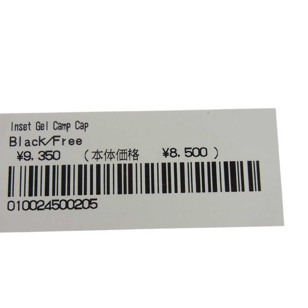 Supreme シュプリーム 22SS Inset Gel Camp Cap インセット ゲル キャンプ ボックスロゴ キャップ ブラック系【新古品】【未使用】【中古】