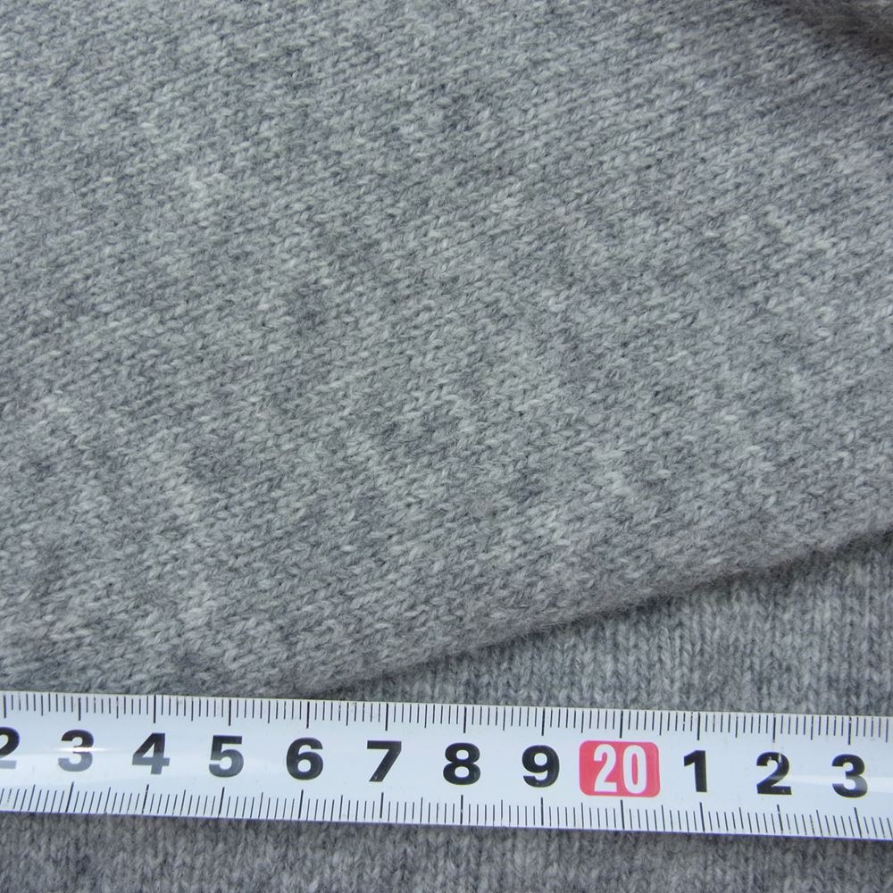 The REAL McCOY'S ザリアルマッコイズ WOOL CREW NECK SWEATER ウール セーター ニット グレー系 38【中古】