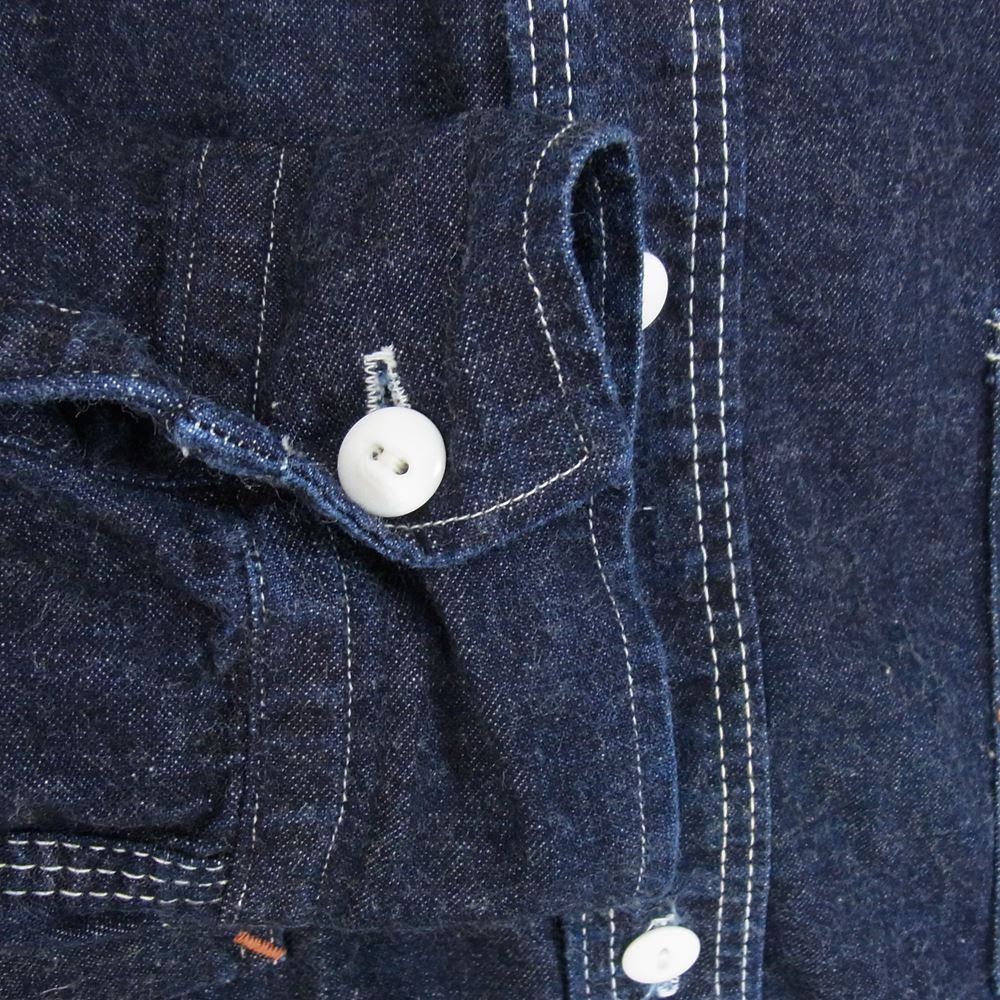 TCBジーンズ TCB-5 Catlight Shirts Denim キャットライト デニム シャツ 40【中古】
