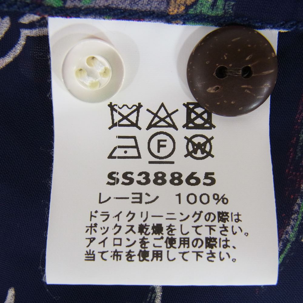 SUN SURF サンサーフ SS38865 SPECIAL EDITION PAA AIR TRAVEL スペシャル エディション アロハ 半袖 シャツ L【中古】
