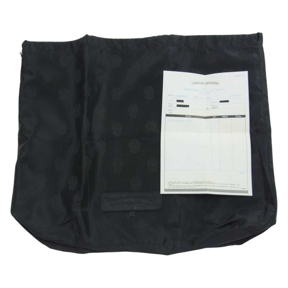 CHROME HEARTS クロムハーツ(原本有) JJ dean small JJ ディーン スモール レザーライダース ハンドバッグ ブラック系【中古】