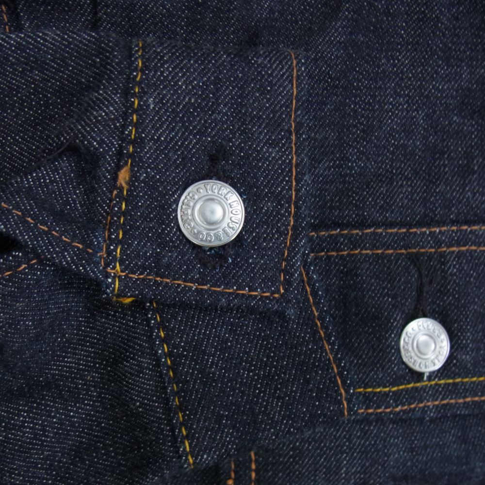 ダッパーズ 407XXX 2ND One Piece Of Rock セカンド コナーズ ソーイング ファクトリー デニム ジャケット インディゴブルー系 40【新古品】【未使用】【中古】