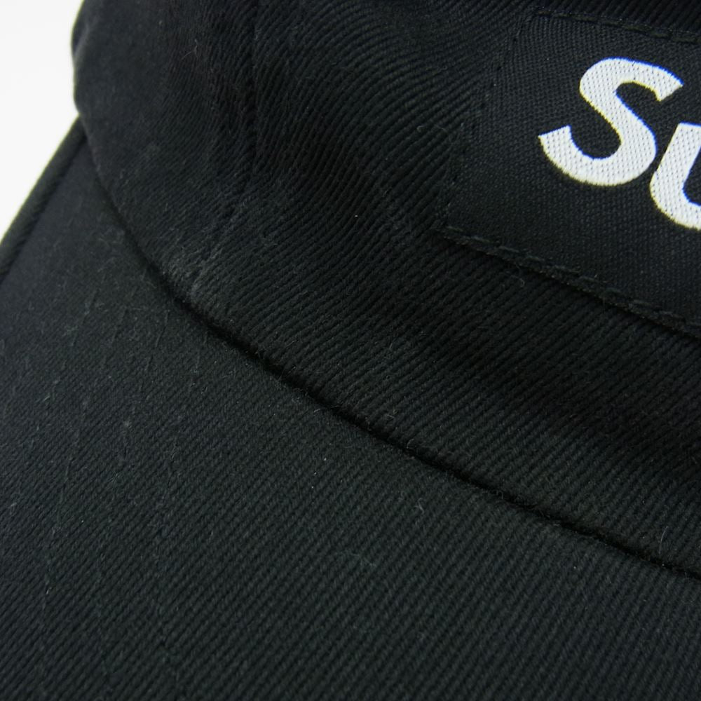 Supreme シュプリーム 21AW Washed Chino Twill Camp Cap ブラック系【中古】
