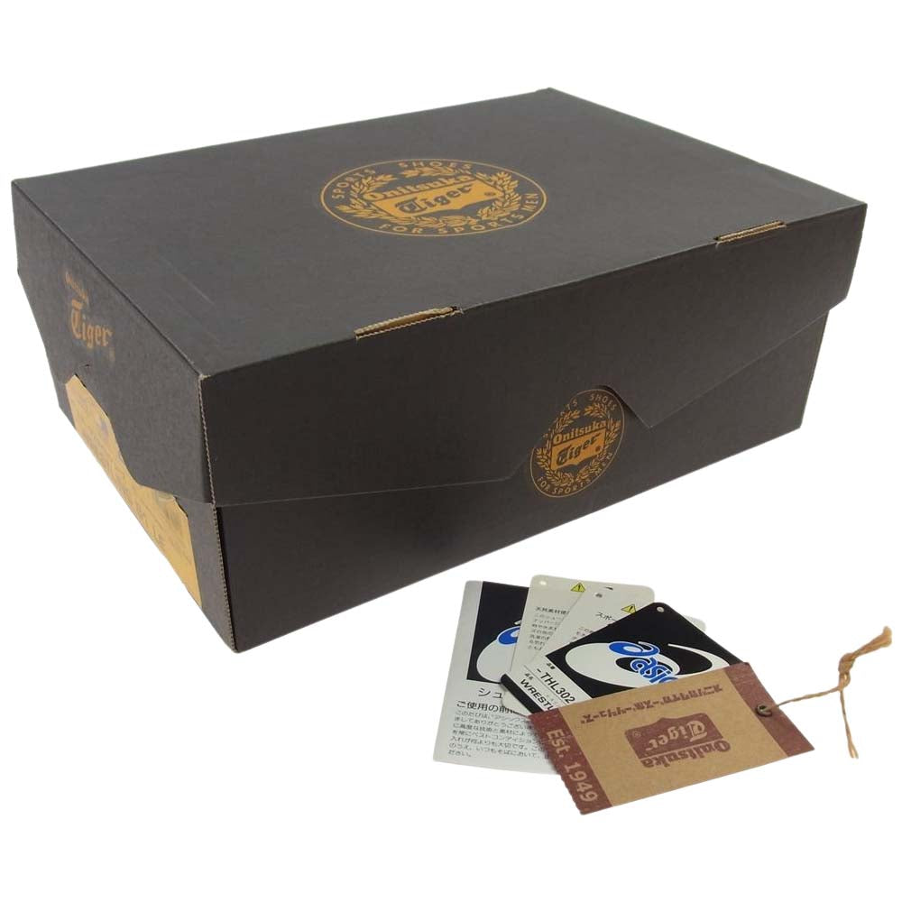 ONITSUKA TIGER オニツカタイガー THL302 WRESTLING 81 LE 世界限定3400足 限定 ハイカット スニーカー イエロー系 25.5cm【中古】