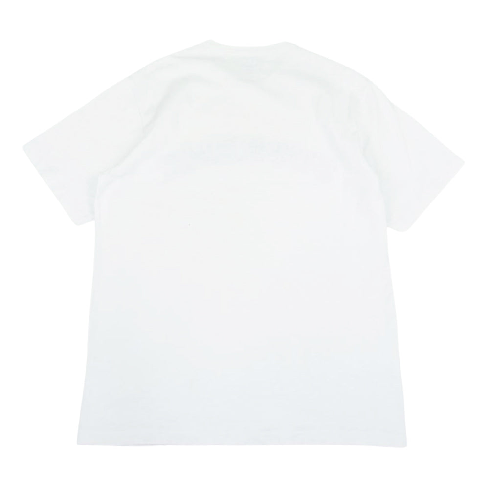 Supreme シュプリーム 20AW Plaid Applique S/S Top アップリケ アーチロゴ チェック Tシャツ ホワイト系 M【中古】