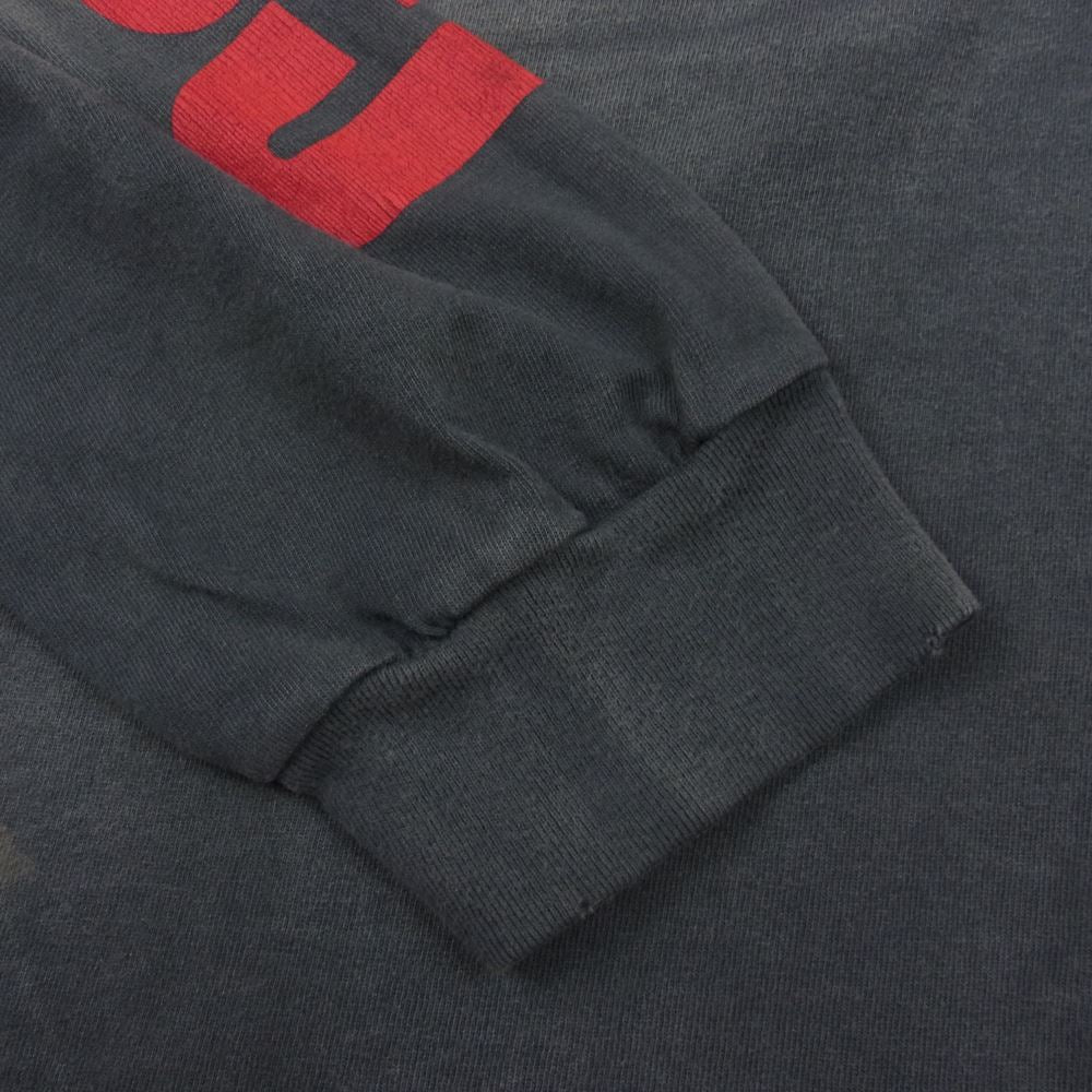 SAINT MICHAEL セントマイケル 23SS SM-S23-0000-028 LS TEE/ST HOLLYHOOD/BLAC ロングスリーブ 長袖 Tシャツ ハリウッド ブラック系 XXL【美品】【中古】