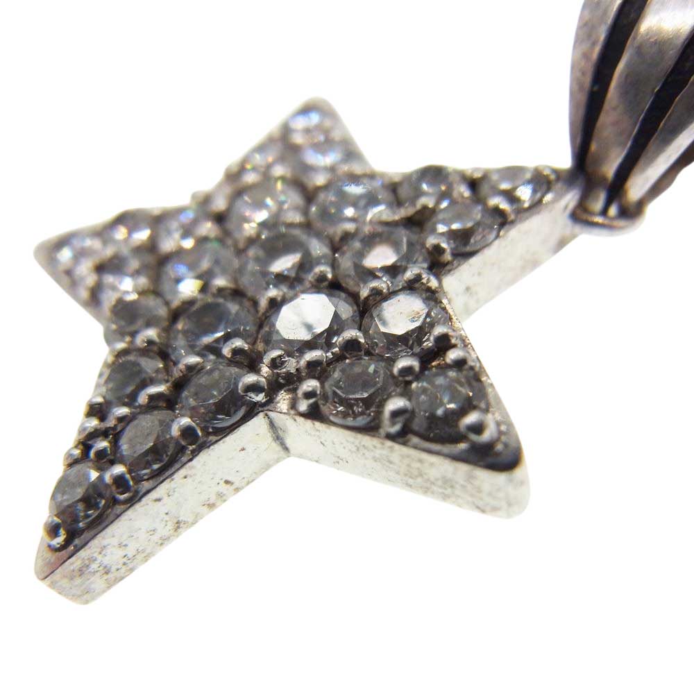 Justin Davis ジャスティンデイビス SPJ150 2 VIVA SUPER STAR スター ペンダント トップ シルバー系【中古】