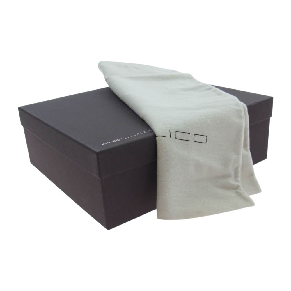 ペリーコ 19-093-923-0031-3-0 7355 METRO ROUND SHORT メトロ ラウンド ショート ヒールブーツ ベージュ系【極上美品】【中古】