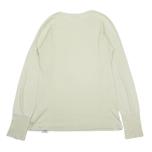 WAREHOUSE ウエアハウス ワッフル サーマル カットソー 長袖 Tシャツ オフホワイト系 38【中古】
