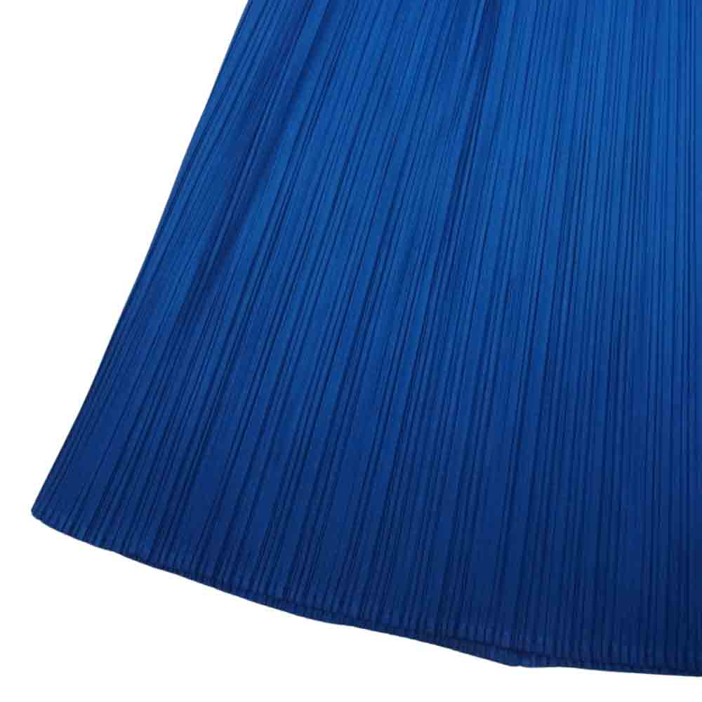 PLEATS PLEASE プリーツプリーズ イッセイミヤケ PP81-JG127 プリーツ加工 スカート ブルー系 5【美品】【中古】