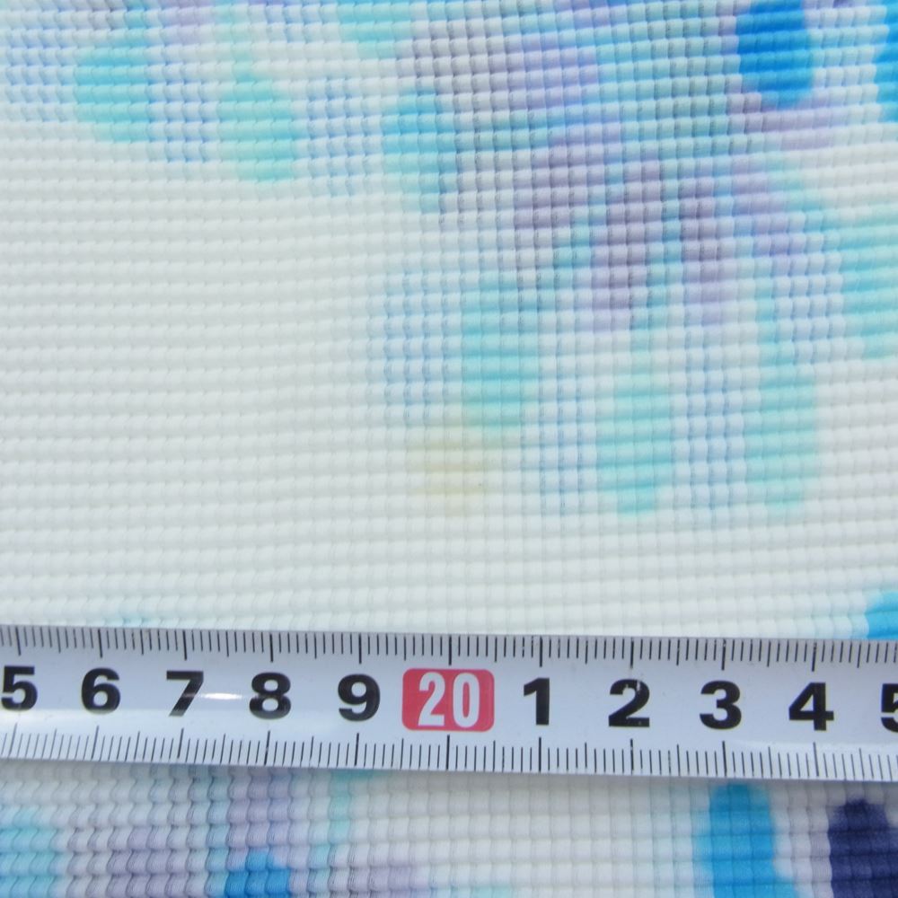 ISSEY MIYAKE イッセイミヤケ MI11FR512 me ミー ボックスプリーツ加工 フラワー ノースリーブ カットソー ホワイト ブルー ホワイト系【中古】