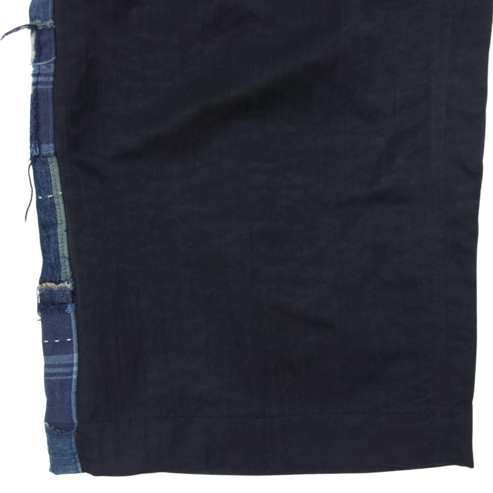クオン 20SS 2002-PT0101 Track Pants トラックパンツ 塩縮ナイロン サイド襤褸 ブラック系 M【極上美品】【中古】