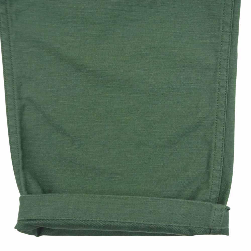 orSlow オアスロウ コットン ベイカー パンツ 日本製 カーキ系 M【極上美品】【中古】