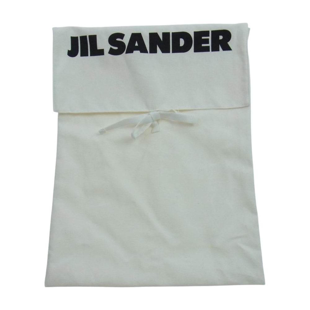 JIL SANDER ジルサンダー CANNOLO カンノーロ スモール レザー ショルダー バッグ ブラック系【中古】